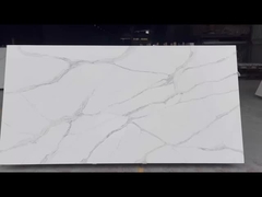 Χωρίς διάφραξη λευκό χαλαζία countertops
