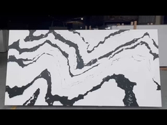 2cm 3cm Ζέβρα Κουάρτζ Ταμεία που μοιάζουν με μαρμάρινο τεχνητό λίθο