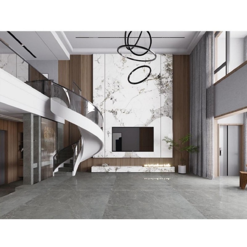 Αερο Mez Γκρίζα Μαρμάρινο Worktop 18mm πάχος Μαρμάρινο Worktop δημοφιλής Γκρίζα ματαιοδοξία