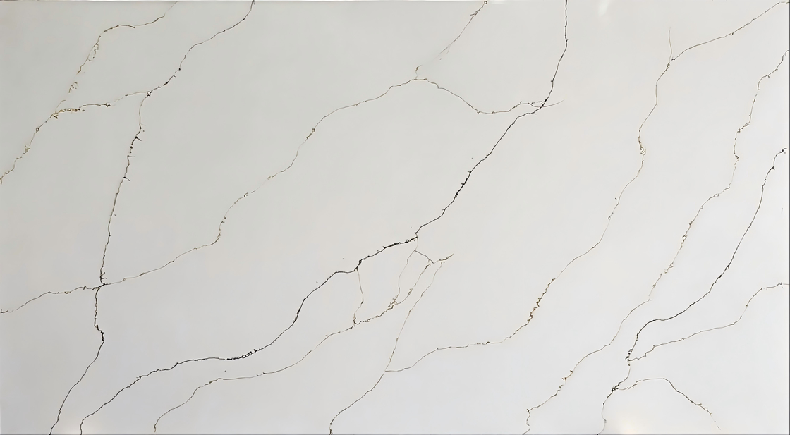 OLK2335 Super Jumbo Size Quartz Stone για πλατφόρμα κουζίνας με ανακυκλώσιμες πρώτες ύλες και αντιμικροβιακές ιδιότητες για οικολογικό σχεδιασμό
