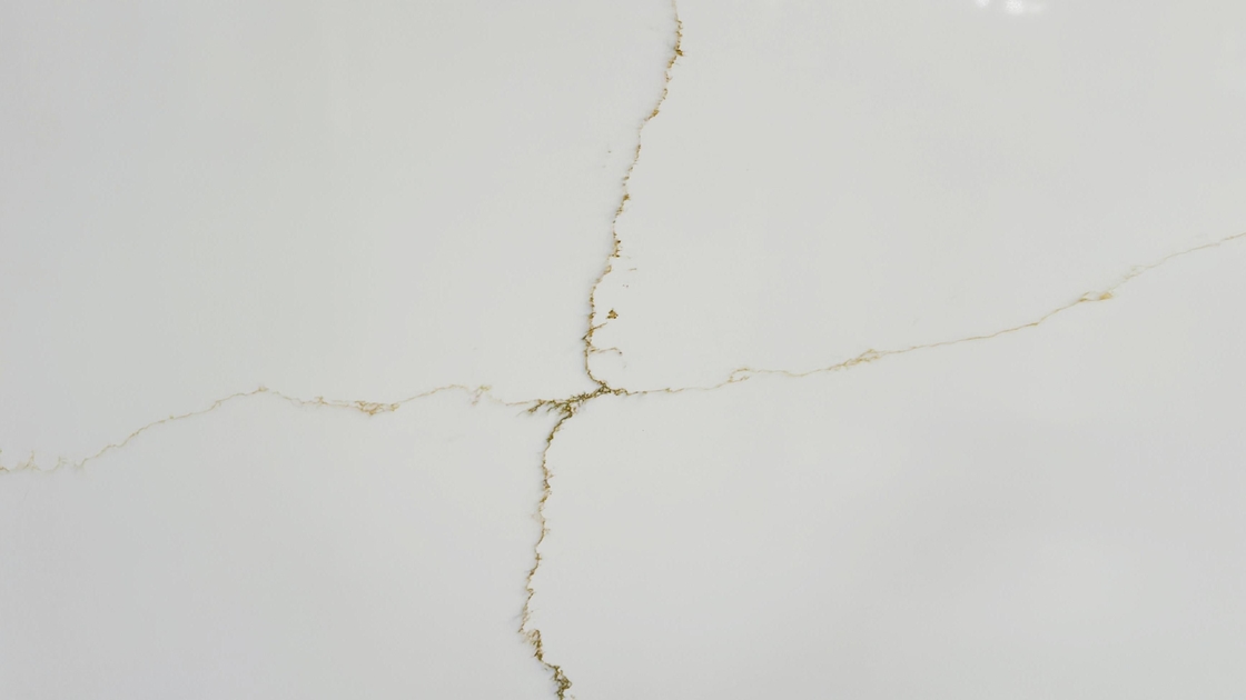OLK2335 Super Jumbo Size Quartz Stone για πλατφόρμα κουζίνας με ανακυκλώσιμες πρώτες ύλες και αντιμικροβιακές ιδιότητες για οικολογικό σχεδιασμό