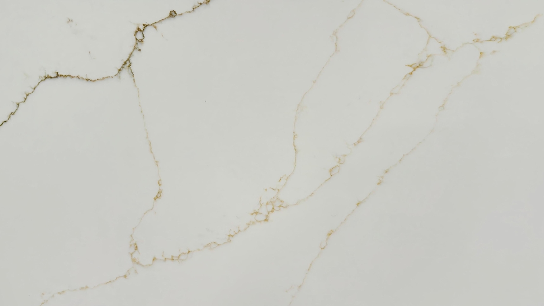OLK2335 Super Jumbo Size Quartz Stone για πλατφόρμα κουζίνας με ανακυκλώσιμες πρώτες ύλες και αντιμικροβιακές ιδιότητες για οικολογικό σχεδιασμό
