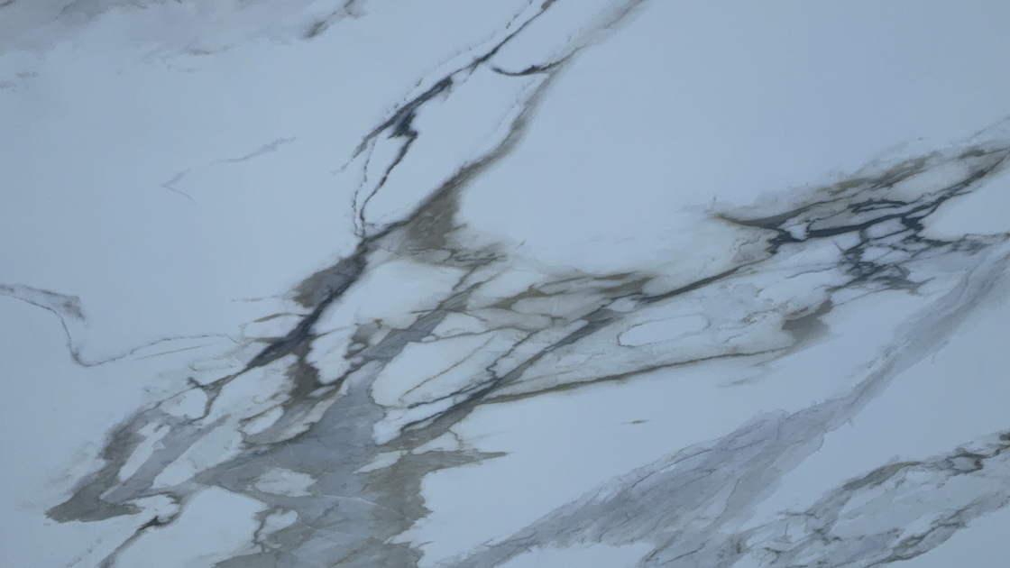 OLK1003G Calacatta Gold Νέα Συλλογή Vain To Full Body Τυπωμένο Πλακάκι Χαλαζία Τεχνολογία Εκτύπωσης Inkjet HD