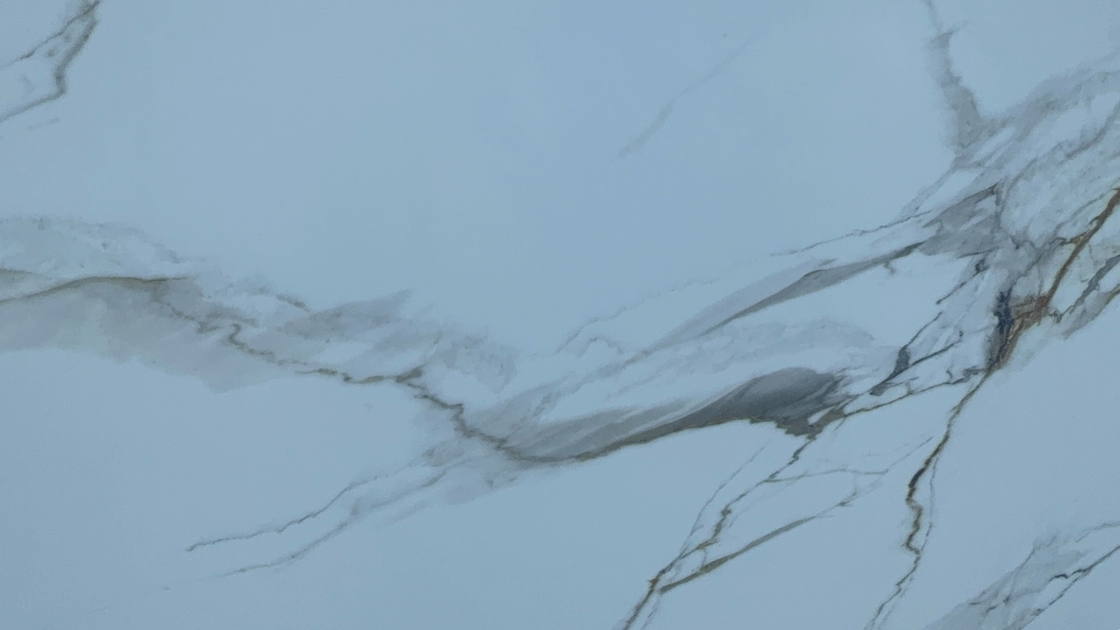 OLK1003G Calacatta Gold Νέα Συλλογή Vain To Full Body Τυπωμένο Πλακάκι Χαλαζία Τεχνολογία Εκτύπωσης Inkjet HD